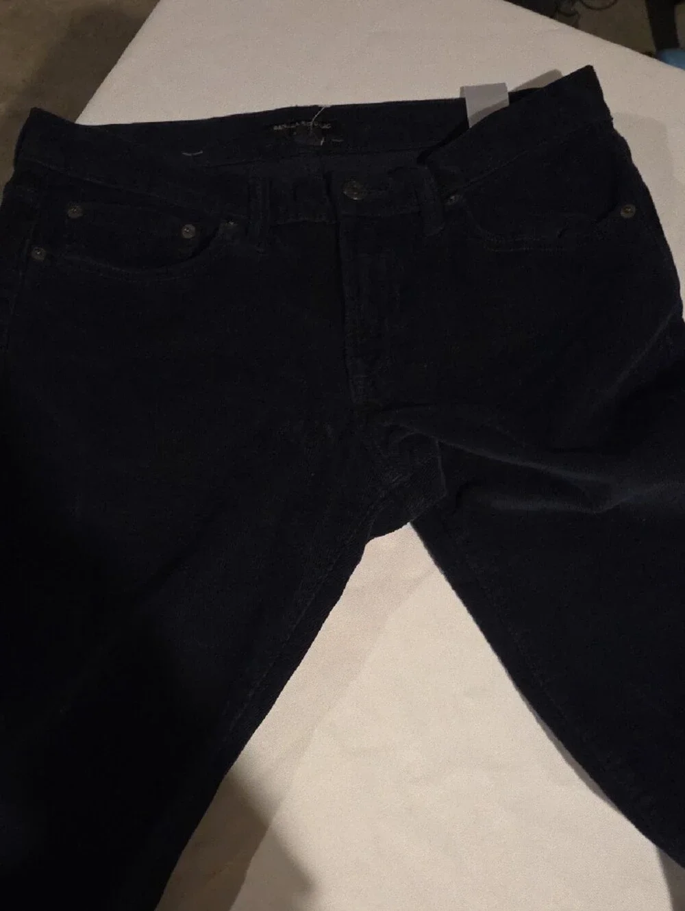 Banana Republic Men's Navy Corduroy Pants